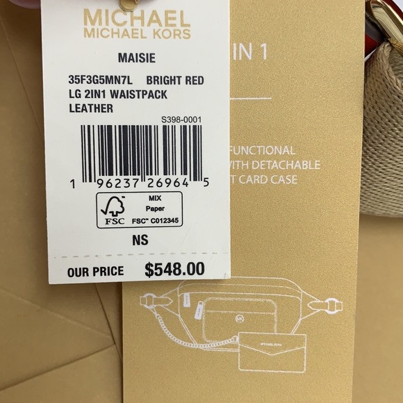 MICHAEL KORS
Maisie Large Pebbled Leather 2-in-1
Waistpack Fannypack Cro… - Picture 16 of 16
